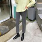 Hook And Eye Straight-cut Pants