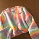 Gradient Cardigan Pink - One Size