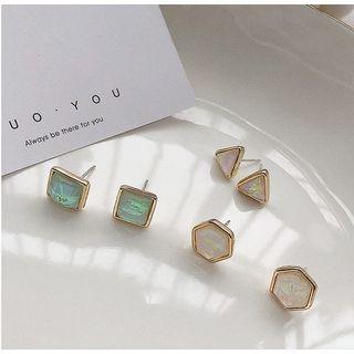 Geometric Faux Crystal Earring (various Designs)