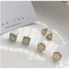 Geometric Faux Crystal Earring (various Designs)
