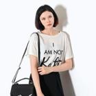 Round-neck Lettering T-shirt Dress