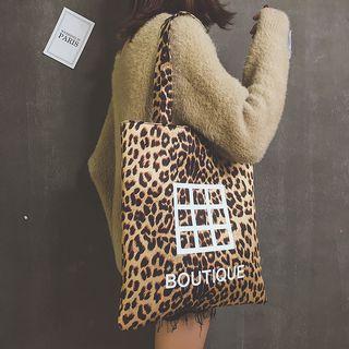 Leopard Print Tote