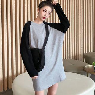 Raglan Long Pullover As Shown In Figure - One Size