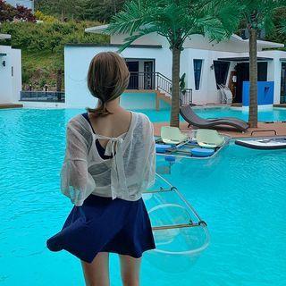 Flared Tank Bikini Set