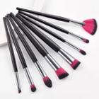 Set Of 8 : Make-up Brush Set Of 8 - 22061007 - Black - One Size