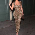 Camouflage Print Sleeveless Cut-out Jumpsuit