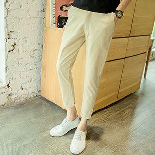 Plain Linen Cotton Pants