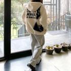 Letter Zip-up Faux-shearling Hoodie
