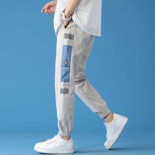 Lettering Cropped Joggers