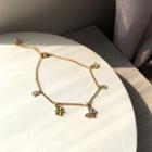 Flower Bracelet 1 Pc - Bracelet - Gold - One Size