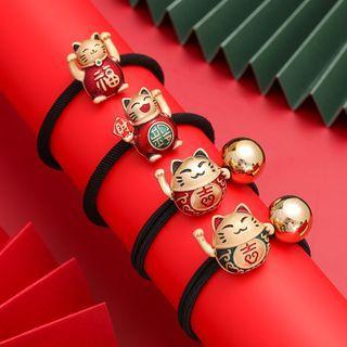Lucky Cat Hair Tie (various Designs)