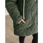 Inset Hoodie Quilted Padded Jacket