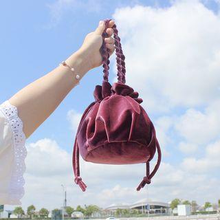 Velvet Drawstring Hand Bag