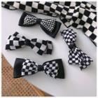 Bow Checker Hair Clip (various Designs)