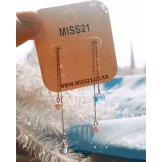 Swarovski Crystal Silver Drop Earrings