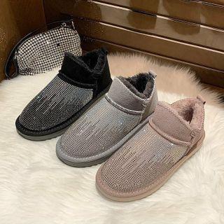 Embellished Snow Boots