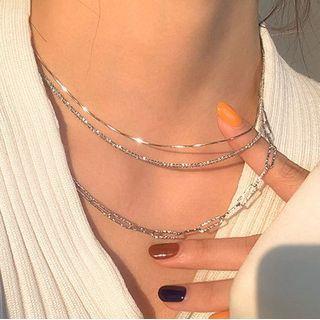 Sterling Silver Necklace / Bracelet (various Designs)