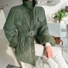 Belted Quilted Field Jacket