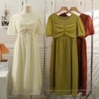 Tie-back Ribbon Maxi Dress