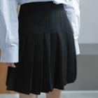 Plain Pleat A-line Skirt