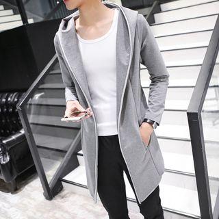 Lettering Back Long Hoodie