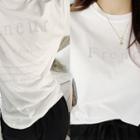 French Letter Cotton T-shirt