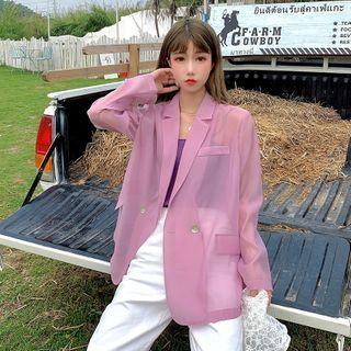Double Breasted Light Blazer