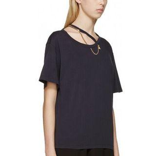 Chain-accent Open Front Top