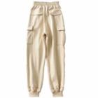 Drawstring Waist Gather-cuff Cargo Pants