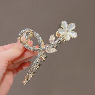 Flower Hair Claw Gold - One Size