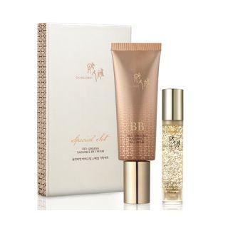 Donginbi - Young Red Ginseng Radiance Makeup Bb Cream Spf50+ Pa+++ 40ml + Primer 10ml 2pcs