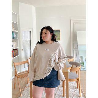 Asymmetric Zip-front Sweatshirt