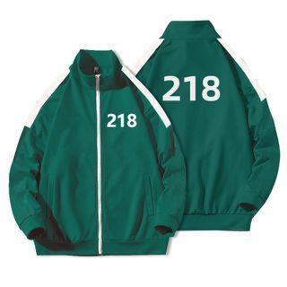 218 Printed Zipped Jacket