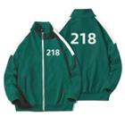 218 Printed Zipped Jacket