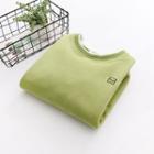 Embroidered Loose-fit Sweatshirt Green - One Size