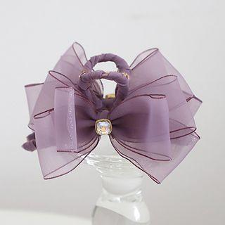 Bow Hair Claw Purple - One Size