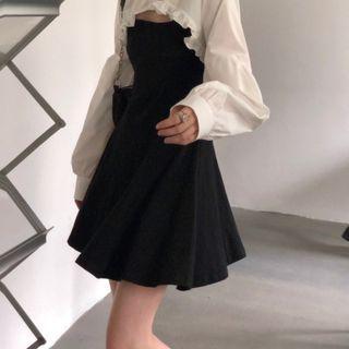 Cropped Blouse / Spaghetti Strap Dress