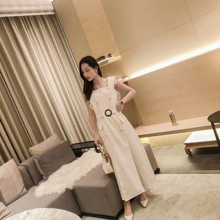 Sleeveless Embellished Midi Dress