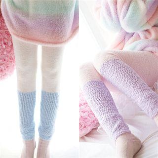 Color-block Fleece Leggings