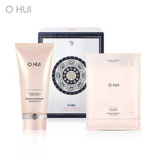 O Hui - Miracle Moisture Cleansing Foam Special Set: Cleansing Foam 160ml + Ampoule & Cream Mask 1pc 2pcs