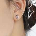 Faux Gemstone Sterling Silver Earring