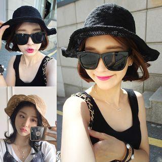 Linen-blend Bucket Hat