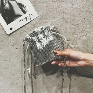 Sequined Drawstring Pouch