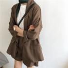 Set: Blazer + Wide-leg Shorts