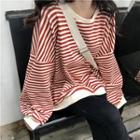 Striped Long-sleeve Pullover