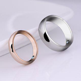 Couple Matching Stainless Steel Cross Ring