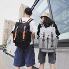 Couple Matching Pocket Detail Lightweight Backpack