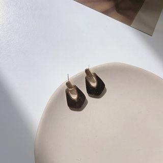 Retro Resin Dangle Earring 1 Pair - Dark Gold - One Size