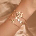 Set Of 3: Bracelet 01 - 11137 - Gold - One Size
