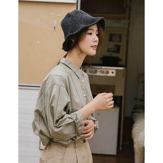 Striped Oversized Cotton Shirt